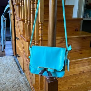 Mint colored small shoulder purse